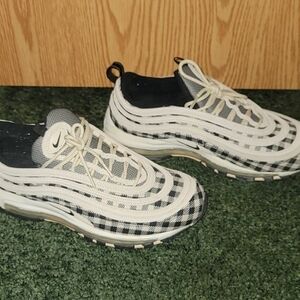 Nike Air MAX 97' Black & Cream Plaid